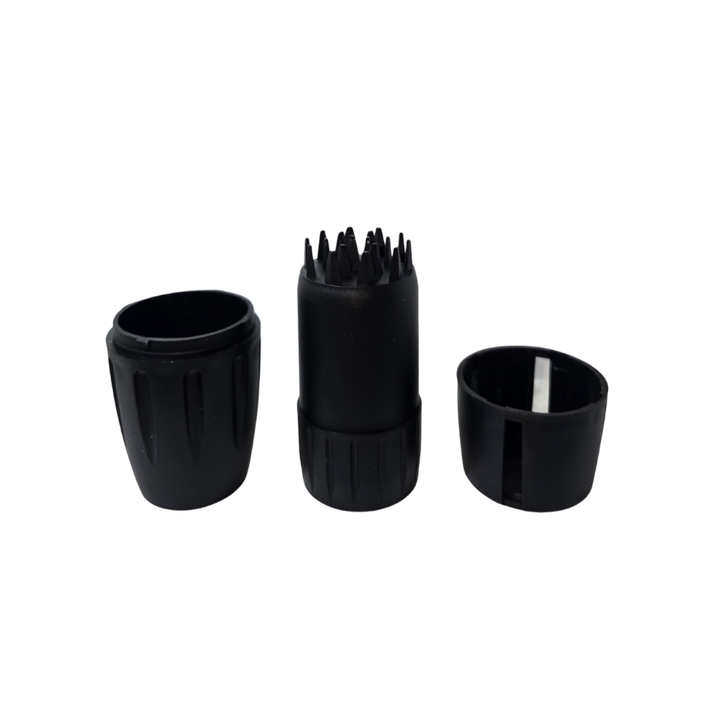 Barrel Shape Herb Grinder - BLACK