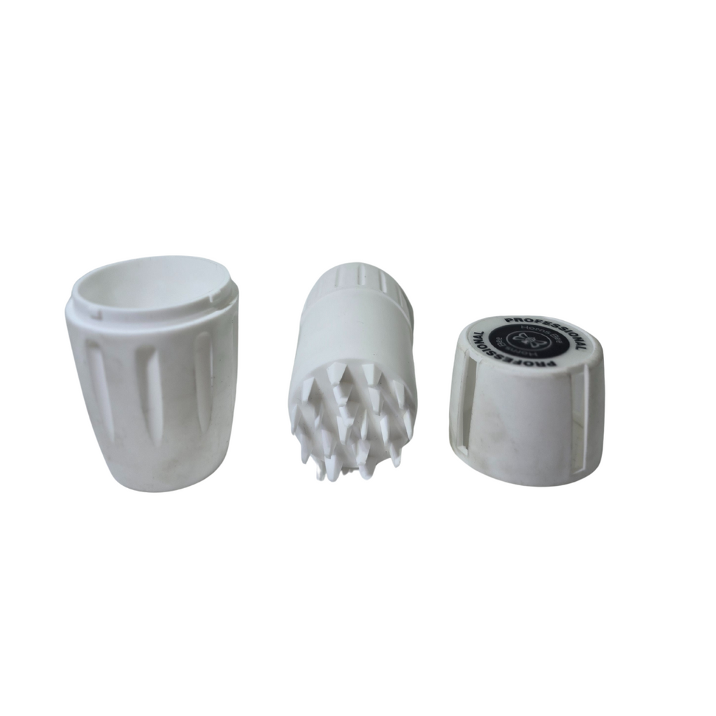 Barrel Shape Herb Grinder - WHITE