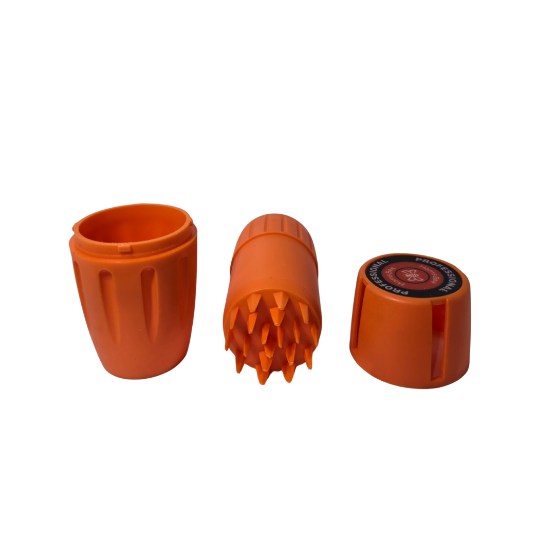 Barrel Shape Herb Grinder - ORANGE