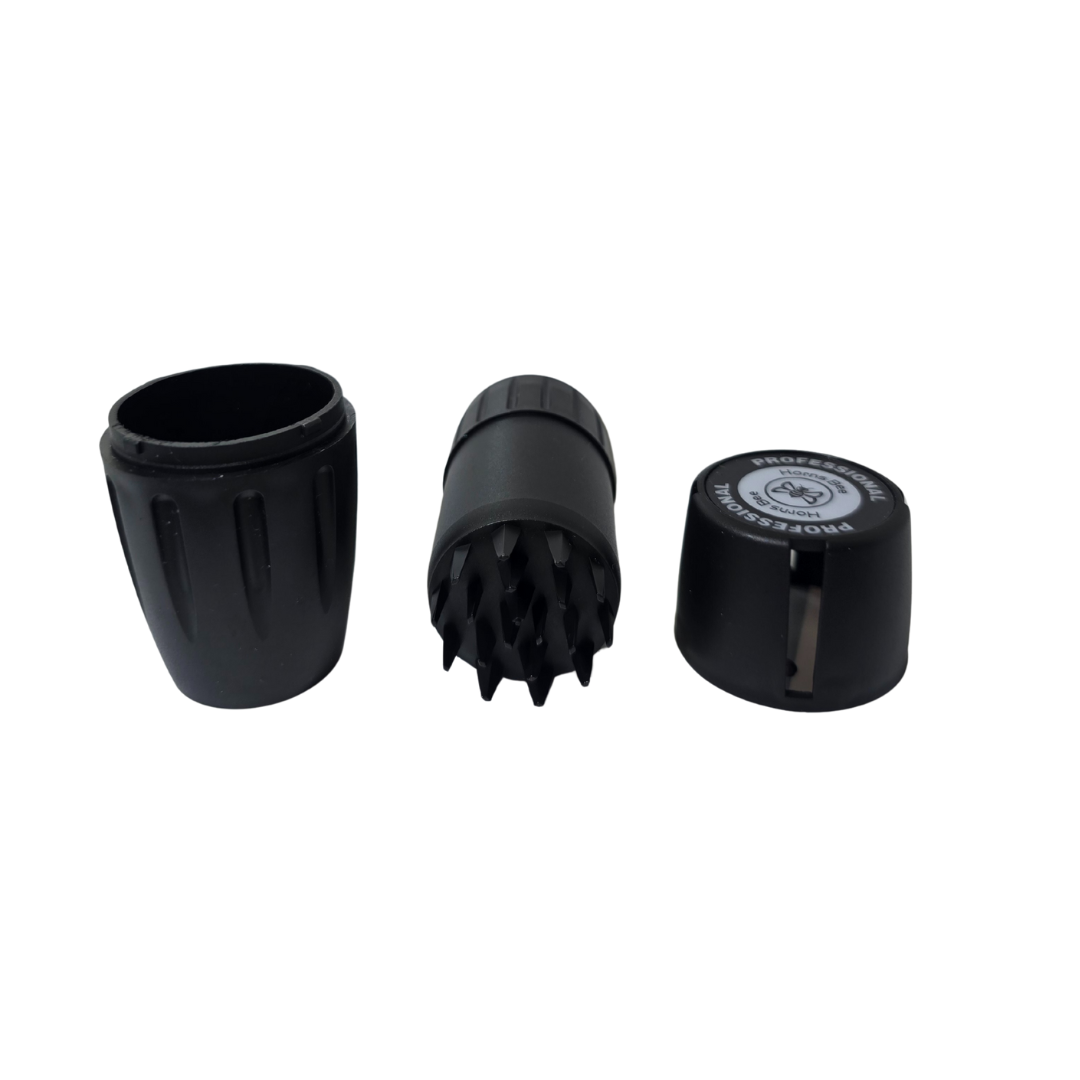 Barrel Shape Herb Grinder - BLACK