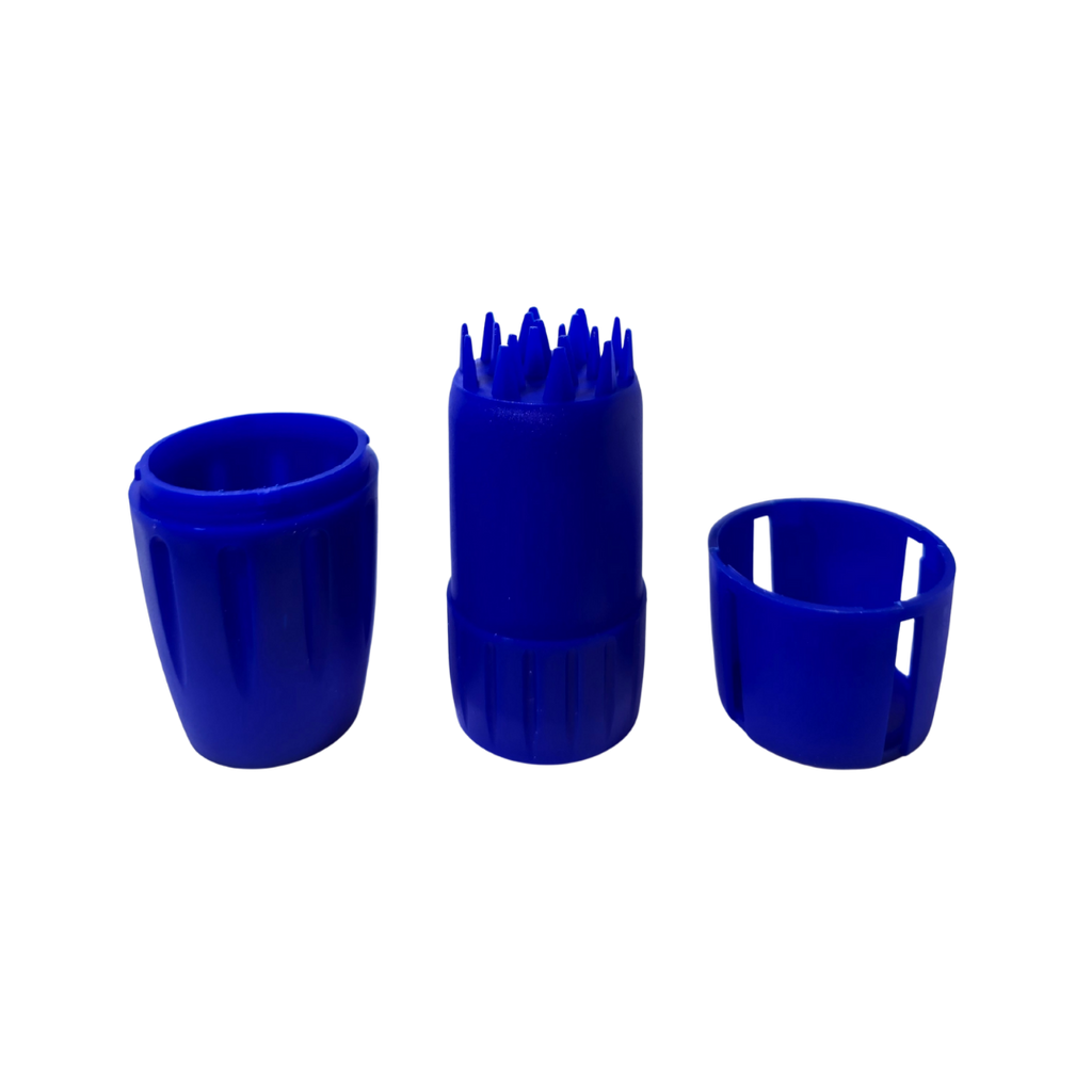 Barrel Shape Herb Grinder - BLUE