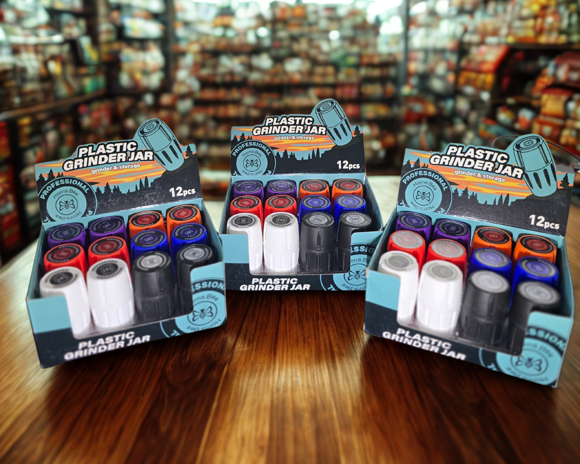3 Boxes - 12 PCS Each Barrel Shape Herb Grinder