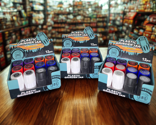 3 Boxes - 12 PCS Each Barrel Shape Herb Grinder